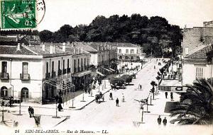 SIDI-BEL-ABBES - RUE DE MASCARA - 1913
